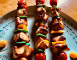 Brochettes à la parisienne