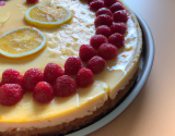 Cheese-cake citron framboise