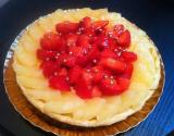 Tarte aux fraises ananas