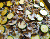 Recette express champignons/courgette