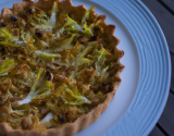 Tarte automnale aux endives et roquefort