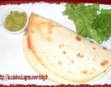 Tortilla en sandwich poulet-curry