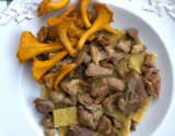 Rôti de veau aux chanterelles