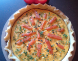 Quiche saumon poivron