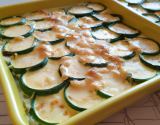 Gratin de courgettes au chévre frais