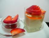 Crème citronnée aux fraises