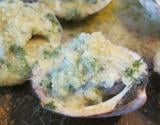 Amandes de mer farcies au vert