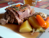 Rôti de veau à la biere