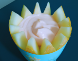 coupe de melon mayonnaise