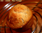 Muffins miel - cannelle - fleur d'oranger