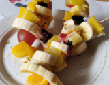 Les brochettes de fruits qui décoiffent !