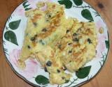 Omelette sucrée aux raisins et pain d'épice