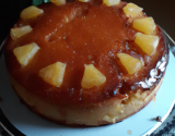 Gâteau vanillé à l'ananas caramélisé