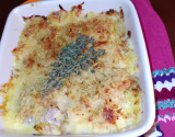 Gratin de lapin au Beaufort