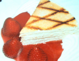 Gâteau de crepes aux fraises