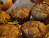 Muffins aux pommes, au miel et à la cannelle