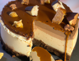 Cheesecake à la crème de nougat et au nutella