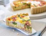 Quiche aux asperges et au jambon de Parme