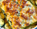 Gratin de courgettes au thon