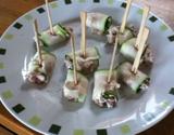 Roulé de courgette
