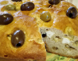 Cake aux olives et à la féta