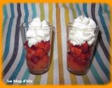 Verrine aux fruits et sa chantilly