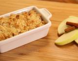 Crumble croustillant aux pommes