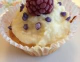 Cupcakes chocolat blanc, violette et framboise