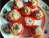 Tomates farcies au thon rapides