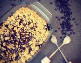 Crumble aux myrtilles