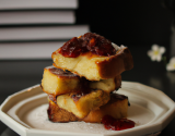 Pain perdu à la confiture