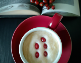 Cappuccino de baies rouges