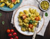 Gnocchis minute au pesto et tomates cerises