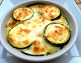 Gratin de Saint Jacques aux courgettes