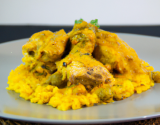 Carry poulet au gingembre et curcuma