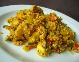 Quinoa au poulet et légumes du soleil