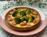 Tarte saumon brocoli