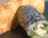 Cannelloni d'huîtres Arcachon Cap Ferret au caviar d'Aquitaine, panini d'huître