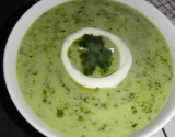 Soupe de légumes verts au boursin Thermomix