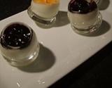 Duo de panna cotta de fromage de brebis basque