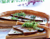 Tarte au foie gras à l'envers