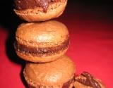 Traditionnels macarons au chocolat