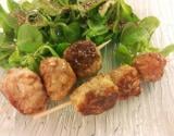 Yakitoris : Boulettes de poulet à la dukkah