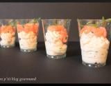 Verrine mascarpone saumon