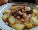 Tartiflette aux ciboules caramélisées