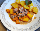 Veau au potiron et pommes de terre