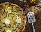 Tarte à la courgette et au chèvre