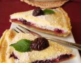 Tarte ricotta-cerises