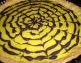 Tarte au citron façon toile d'araignée