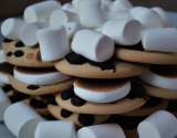 Cookies chocolat blanc chamallow pour enfants